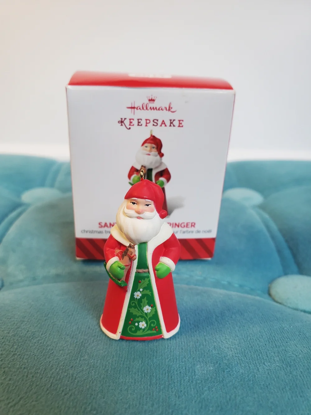 2014 Hallmark Keepsake Santa The Toy Bringer Miniature Ornament QXM8526